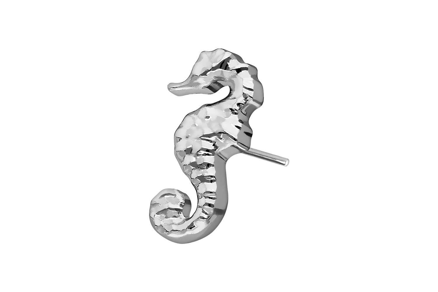 Titan Aufsatz mit Push Pin SEEPFERDCHEN von Piercingline
